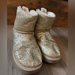 Gold Sequin Ugg boots